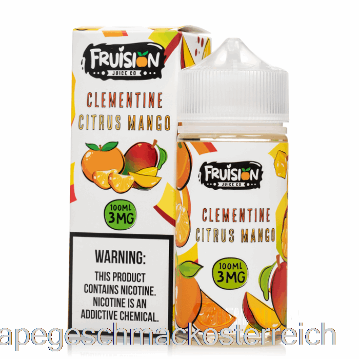 Clementine Citrus Mango – Fruchtsaft Co – 100 Ml 0 Mg Vape-Geschmack